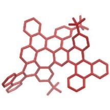 Le plus grand hydrocarbure polyaromatique jamais observé par diffraction des rayons X.